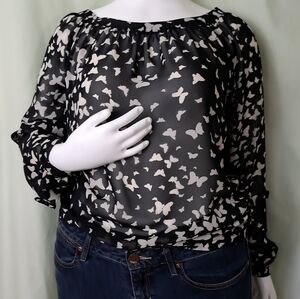 Lauren Conrad Butterfly Blouse